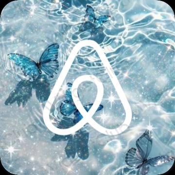 Esthetische Airbnb app-pictogrammen