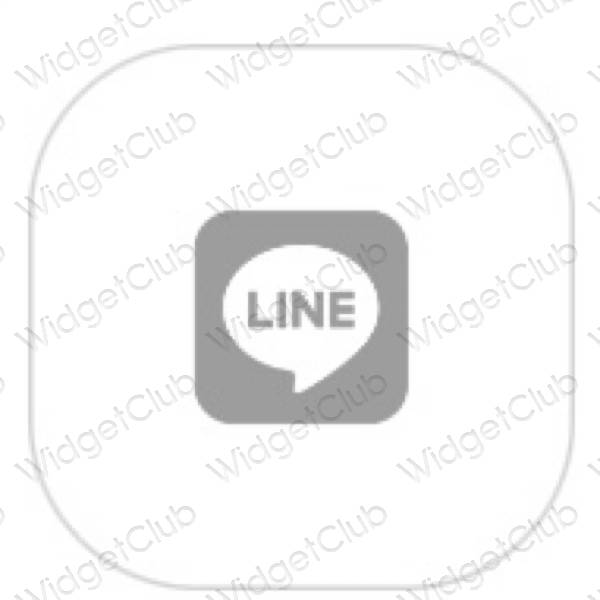 Esthetische LINE app-pictogrammen