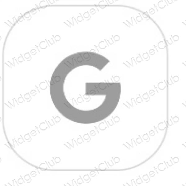 Aesthetic Google app icons