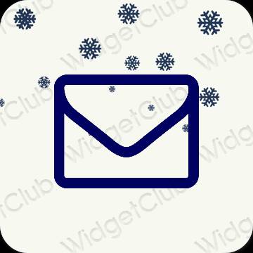 Ästhetische Mail App-Symbole