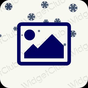 Æstetiske Photos app-ikoner
