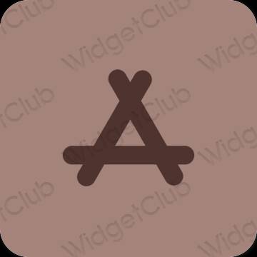 Естетски браон AppStore иконе апликација