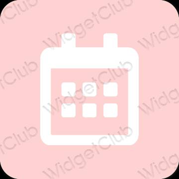 Esthetische Calendar app-pictogrammen