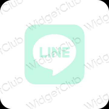 រូបតំណាងកម្មវិធី LINE សោភ័ណភាព