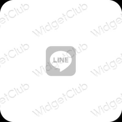 Esthetische LINE app-pictogrammen