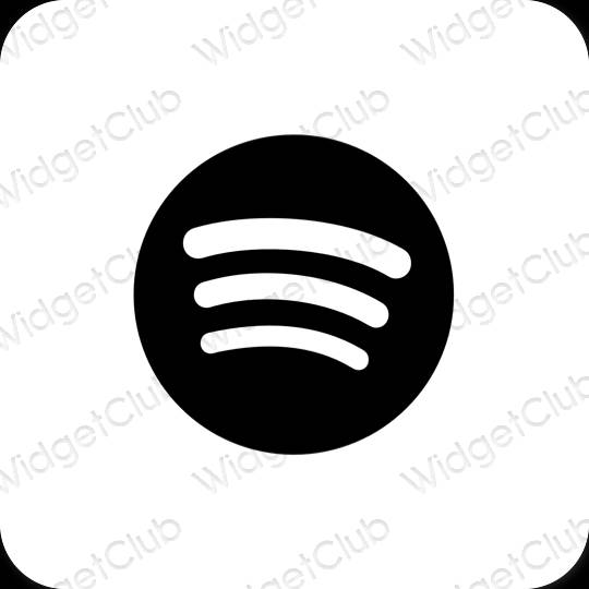 Estética Spotify iconos de aplicaciones