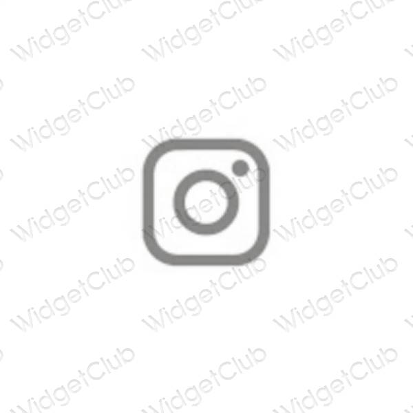Estetické ikony aplikací Instagram