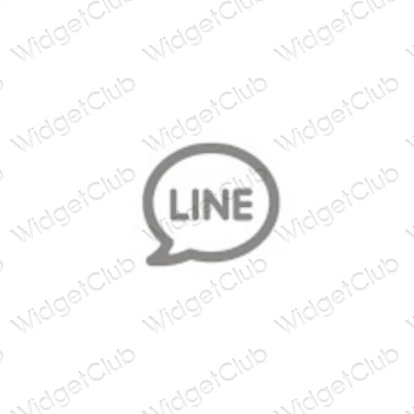 Estetske LINE ikone aplikacij