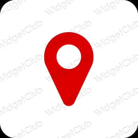 Icone delle app Map estetiche