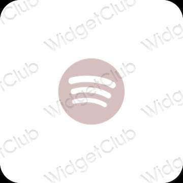 Ästhetische Spotify App-Symbole