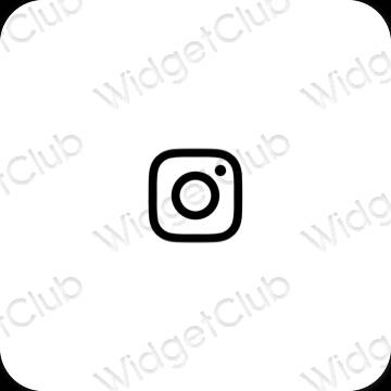 Biểu tượng ứng dụng Instagram thẩm mỹ