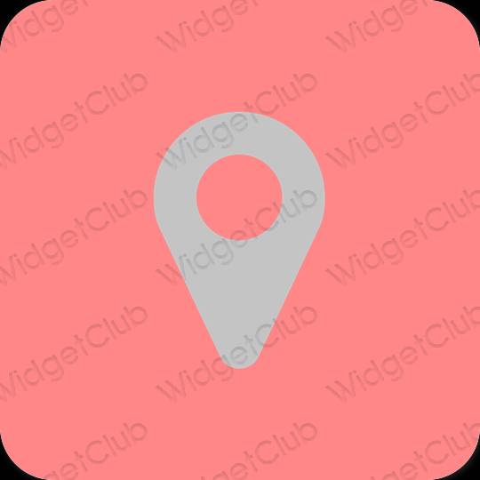 Estetické ikony aplikací Map