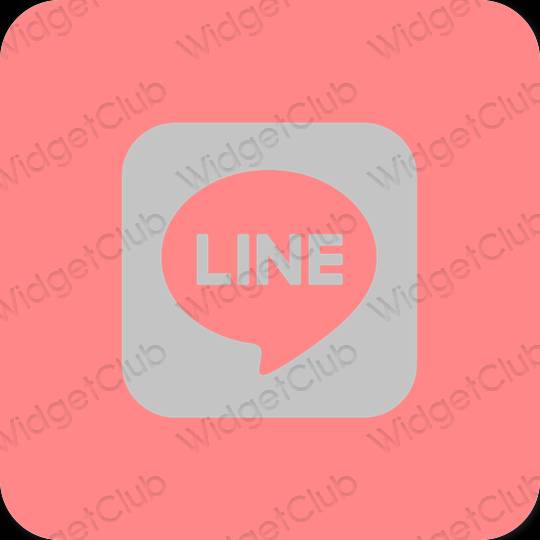 Эстетические LINE значки приложений