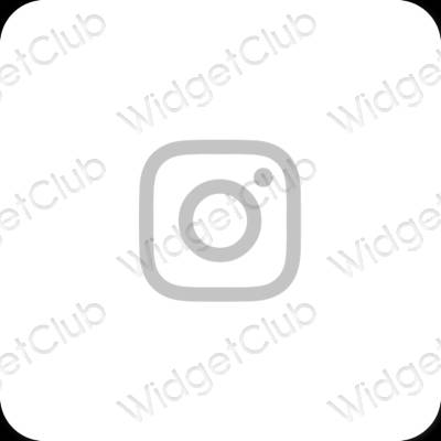 Estetické ikony aplikací Instagram