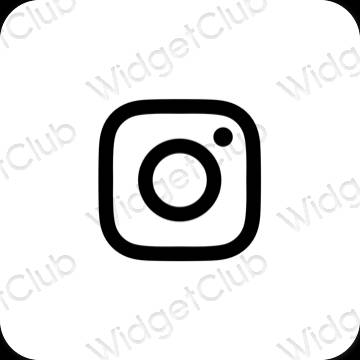 Estetinės Instagram programų piktogramos