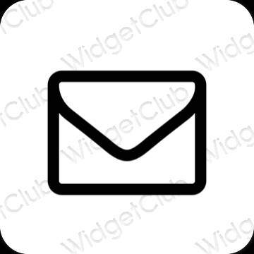 نمادهای برنامه زیباشناسی Mail