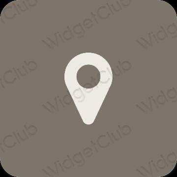 Icone delle app Google Map estetiche