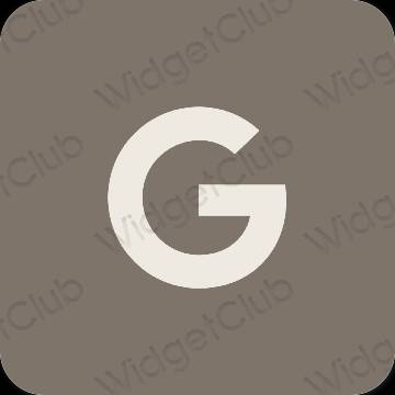 Aesthetic Google app icons