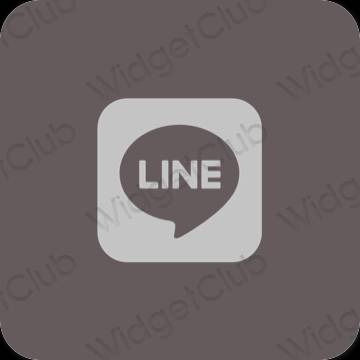 Эстетические LINE значки приложений