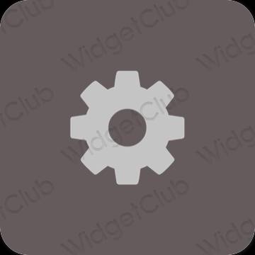 Esthetische Settings app-pictogrammen