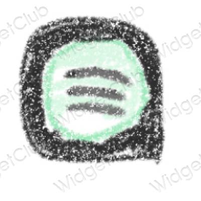 Aesthetic Spotify app icons