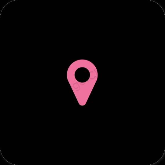 Icone delle app Google Map estetiche