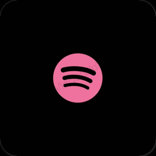 Ästhetische Spotify App-Symbole