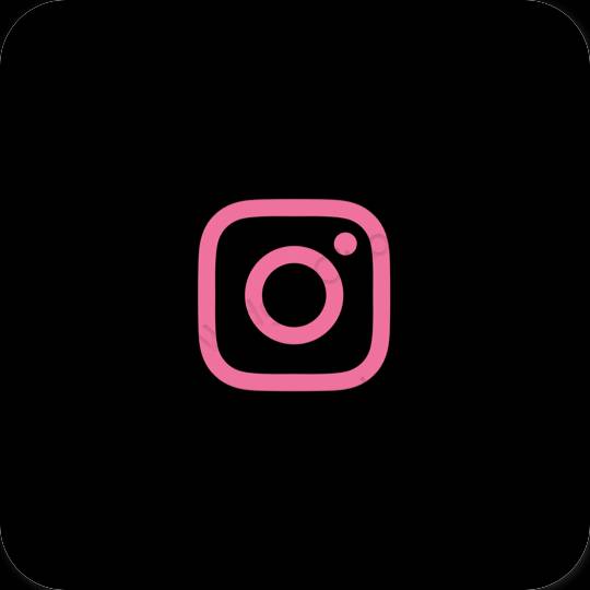 Icônes d'application Instagram esthétiques