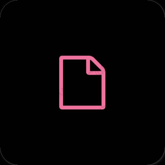 Aesthetic Notes app icons