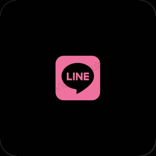 រូបតំណាងកម្មវិធី LINE សោភ័ណភាព