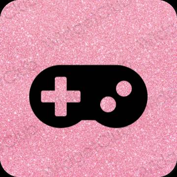 Estético Preto Game ícones de aplicativos