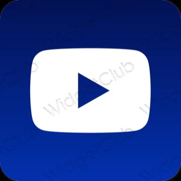 Esthetische Youtube app-pictogrammen