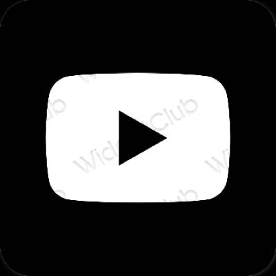 Icônes d'application Youtube esthétiques