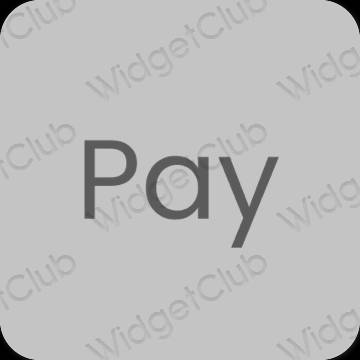 Ästhetische PayPay App-Symbole