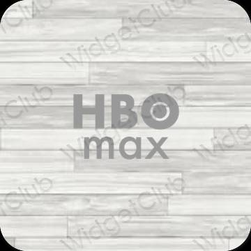 審美的 灰色的 HBO MAX 應用程序圖標