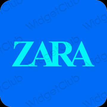 เกี่ยวกับความงาม สีน้ำเงิน ZARA ไอคอนแอพ