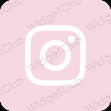 Estetické ikony aplikací Instagram