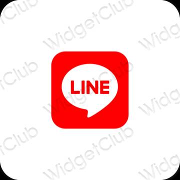 Esthetische LINE app-pictogrammen