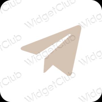 Estetyczne Telegram ikony aplikacji
