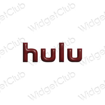 Esthetische hulu app-pictogrammen