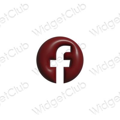 Aesthetic Facebook app icons