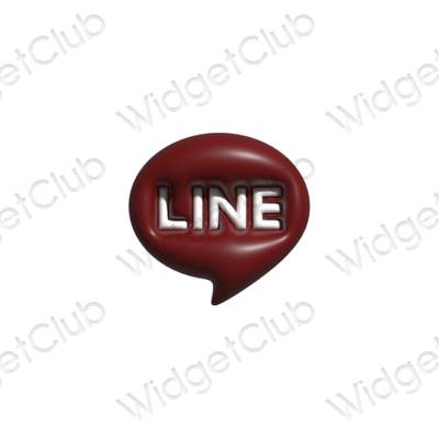 Estetske LINE ikone aplikacija