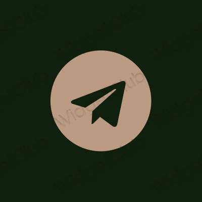 Estética Telegram ícones de aplicativos