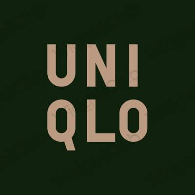 Esthetische UNIQLO app-pictogrammen