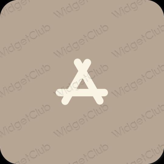 Estetic bej AppStore pictogramele aplicației