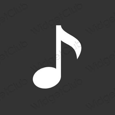 Estética Music iconos de aplicaciones