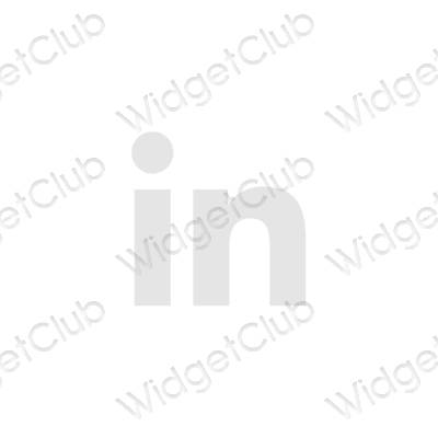 Estetické ikony aplikácií Linkedin