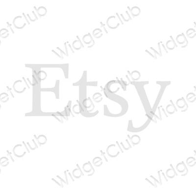 Esthetische Etsy app-pictogrammen