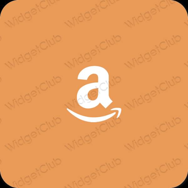 审美的 棕色的 Amazon 应用程序图标
