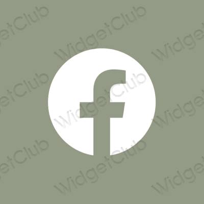 Aesthetic Facebook app icons